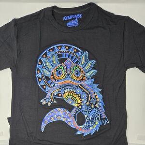 Black Reptile Graphic T-Shirt